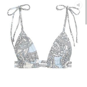 Montce bikini top and hair scrunchie